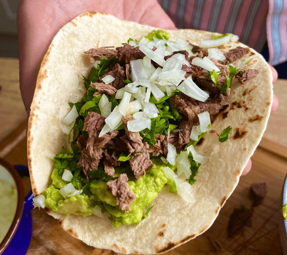 Ben's easy tequila marinade is the perfect twist to your beef tacos.